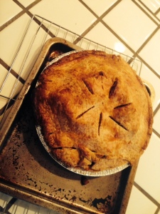 freshly-baked apple pie